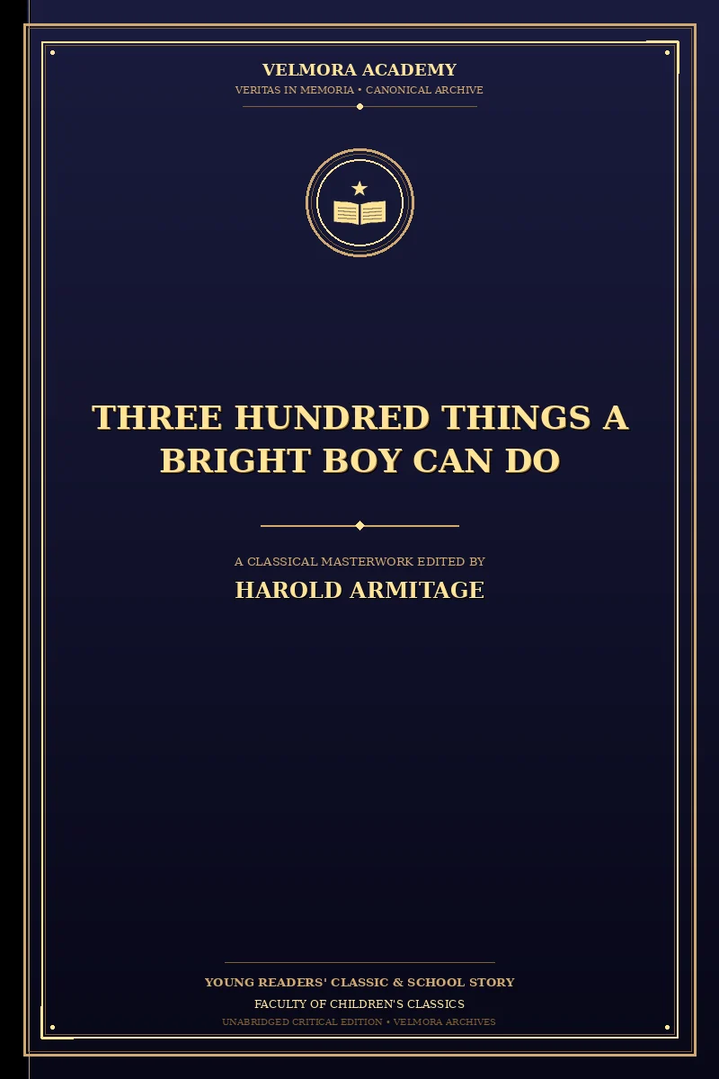 Three Hundred Things a Bright Boy Can Do