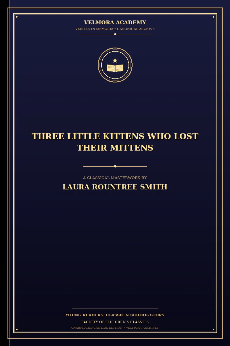Cover of Three little kittens who lost their mittens