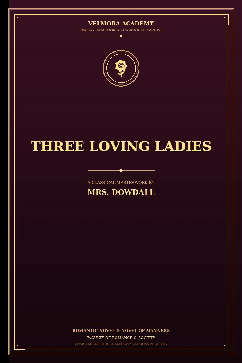 Cover of Three Loving Ladies