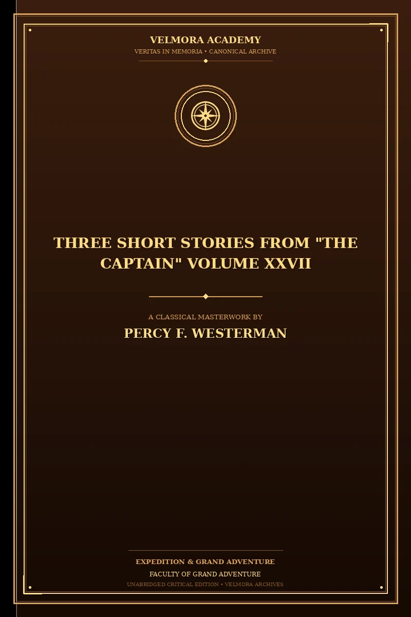 Cover of Three Short Stories from "The Captain" Volume XXVII