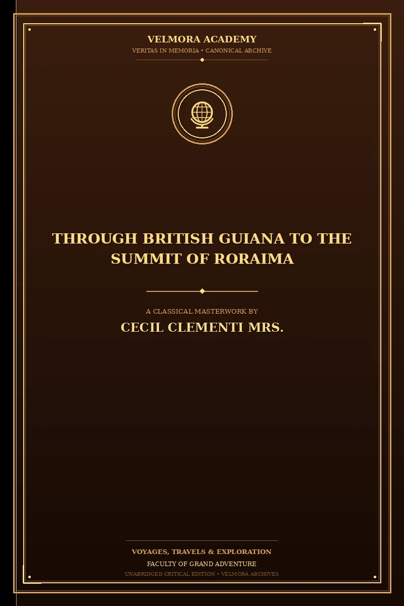 Cover of Through British Guiana to the summit