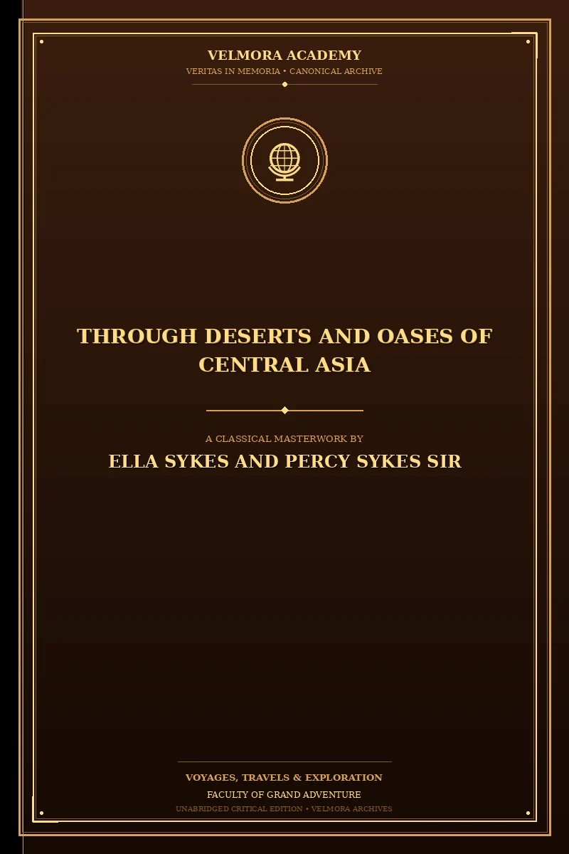 Cover of Through deserts and oases of central Asia