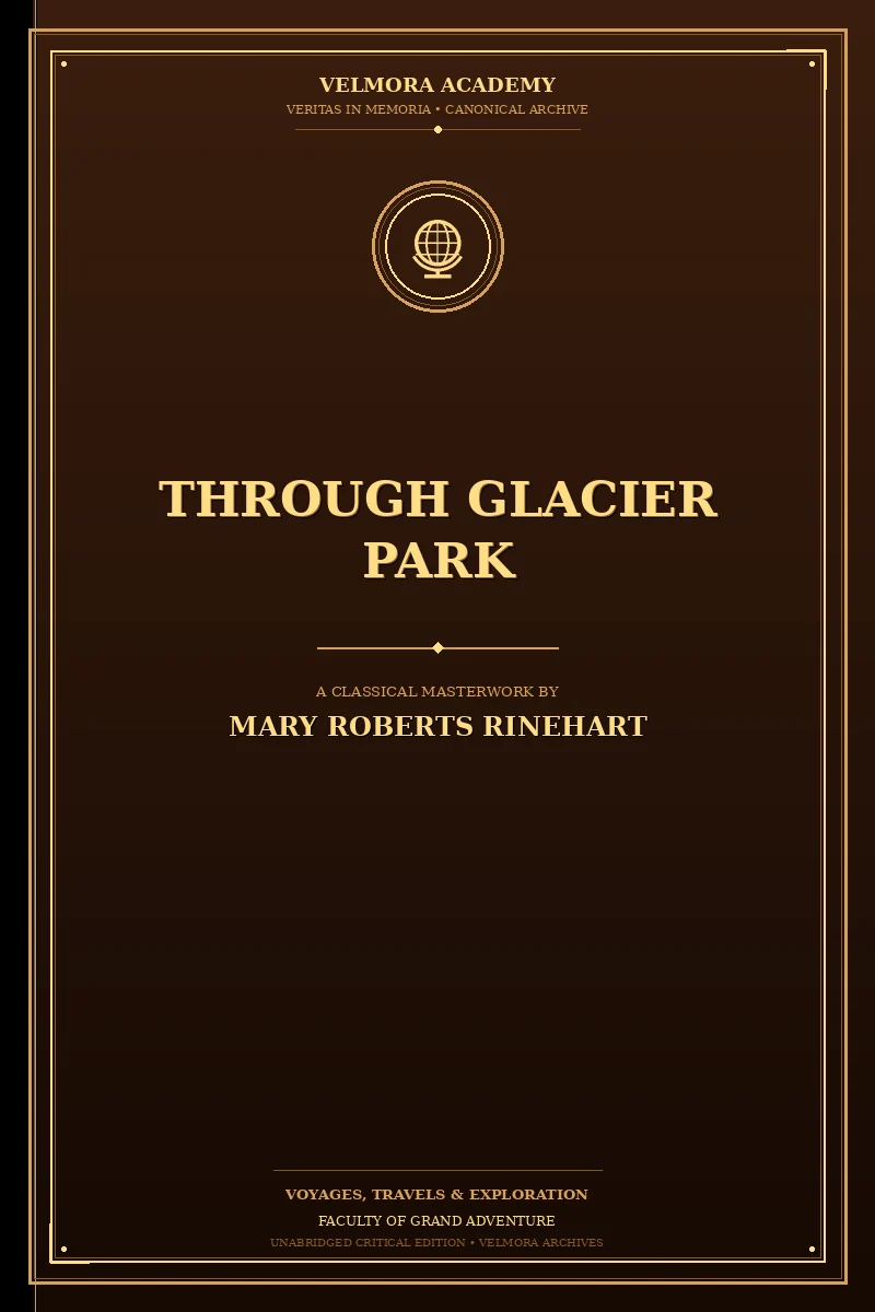 Cover of Through Glacier Park