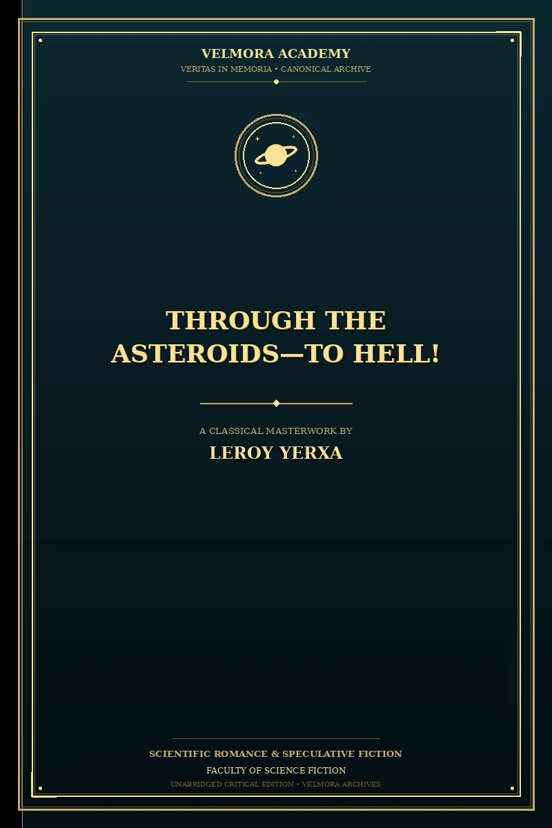 Cover of Through the Asteroids—To Hell!