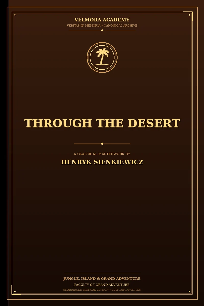 Cover of Through the Desert
