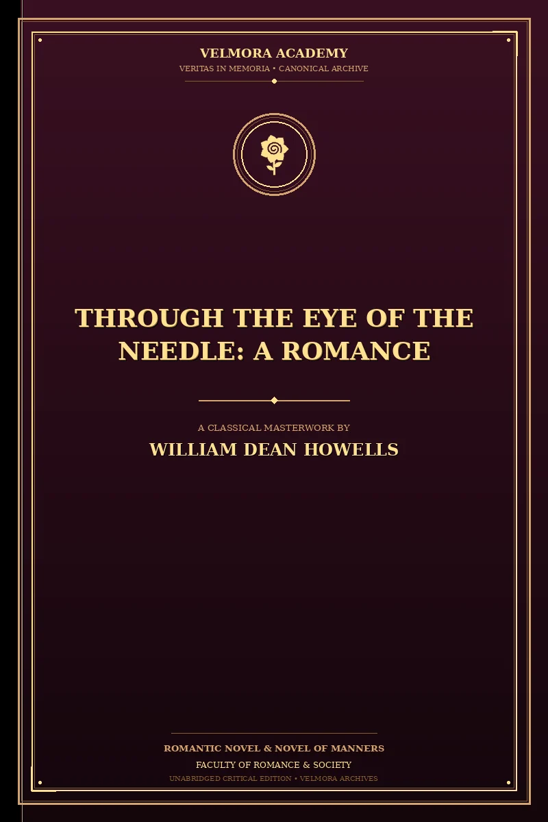 Cover of Through the Eye of the Needle: A Romance