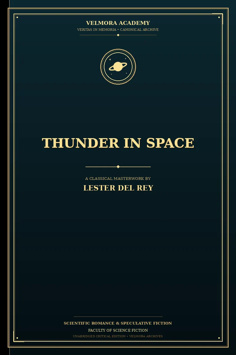Cover of Thunder in space