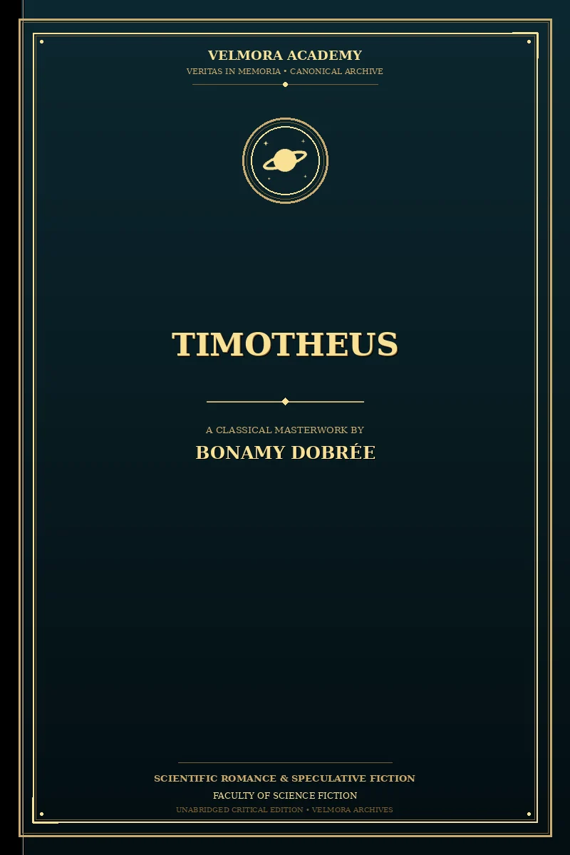 Cover of Timotheus