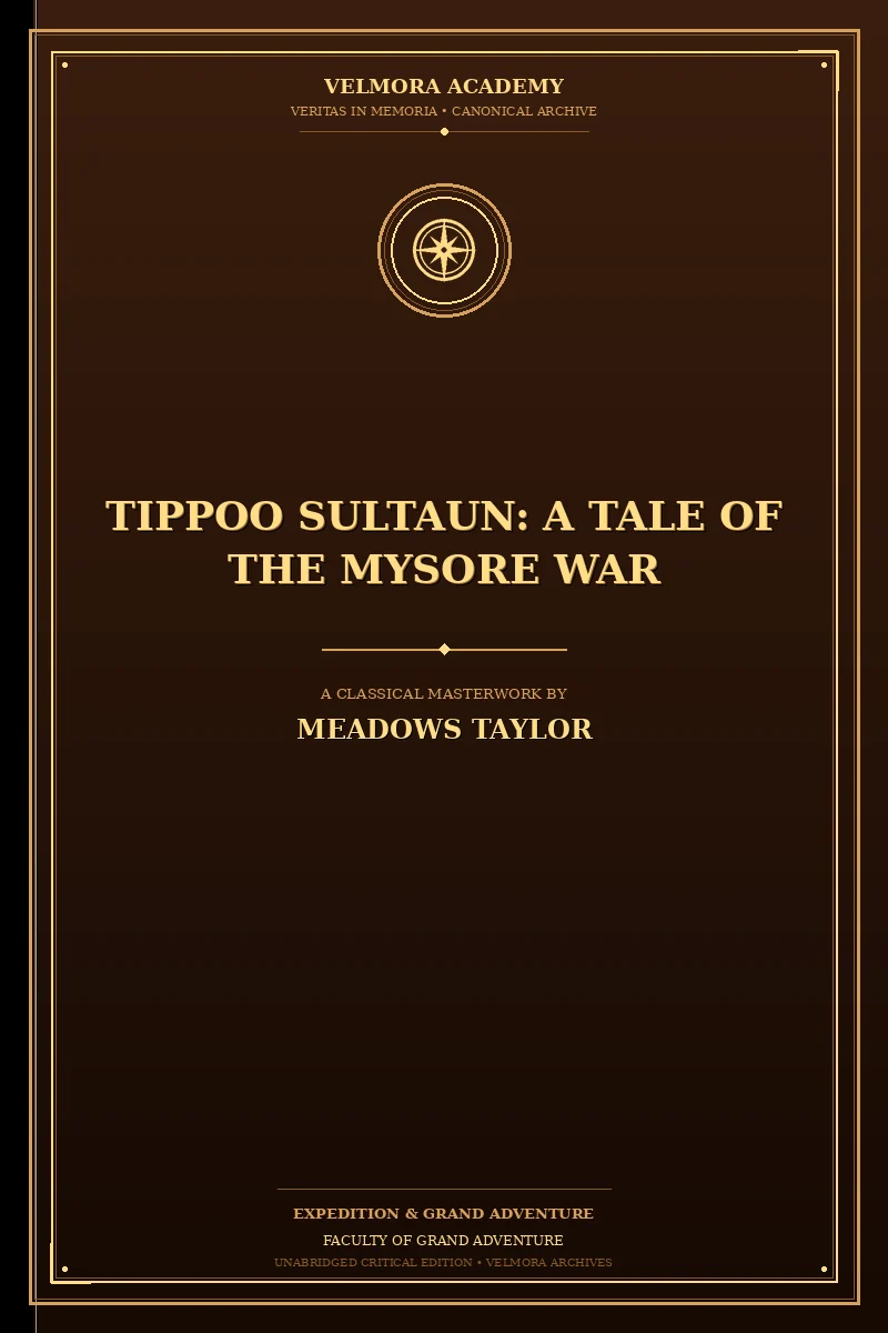 Tippoo Sultaun: A Tale of the Mysore War