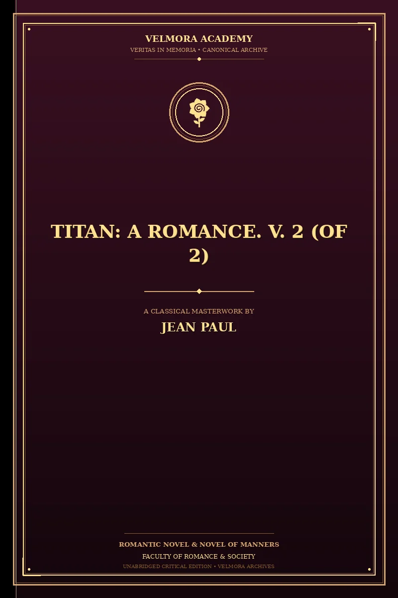Cover of Titan: A Romance. V. 2 (of 2)