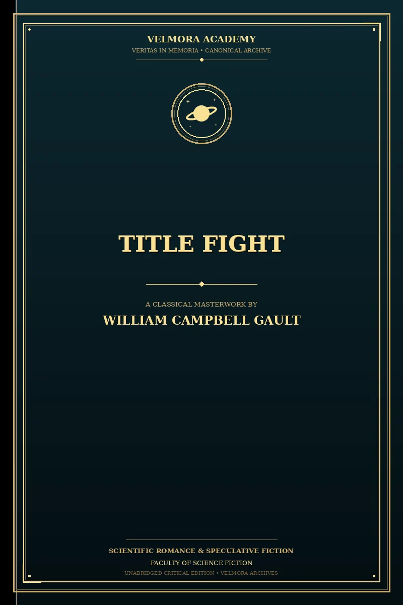Cover of Title fight