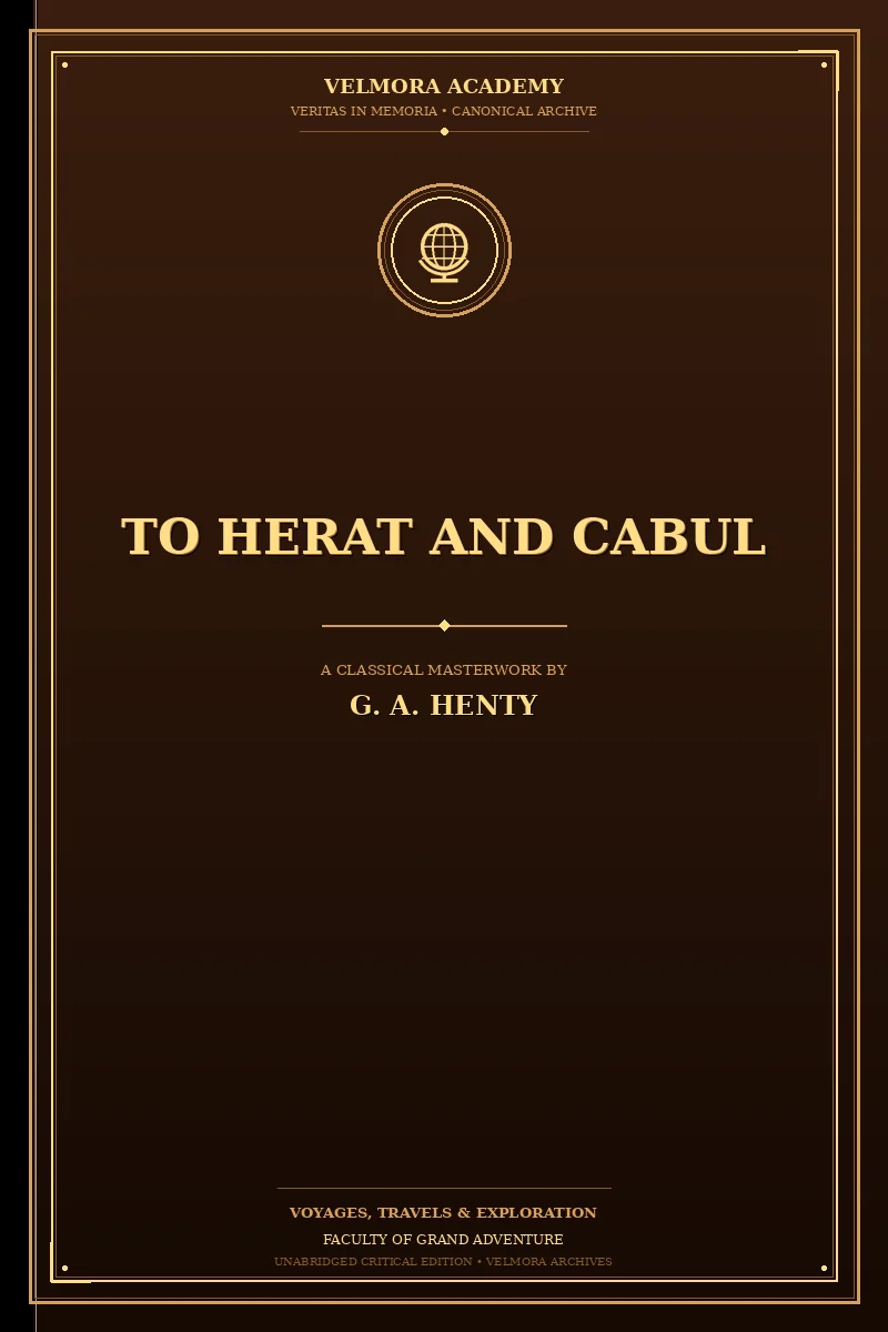 To Herat and Cabul