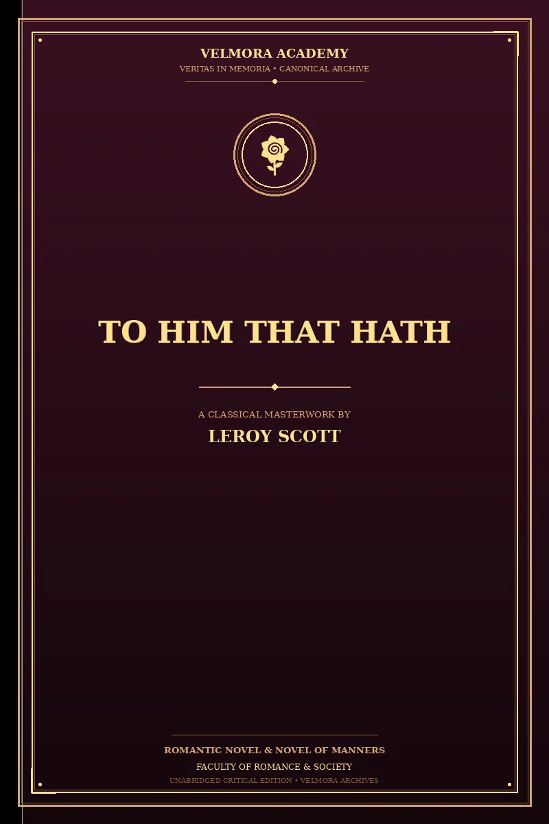 To Him That Hath