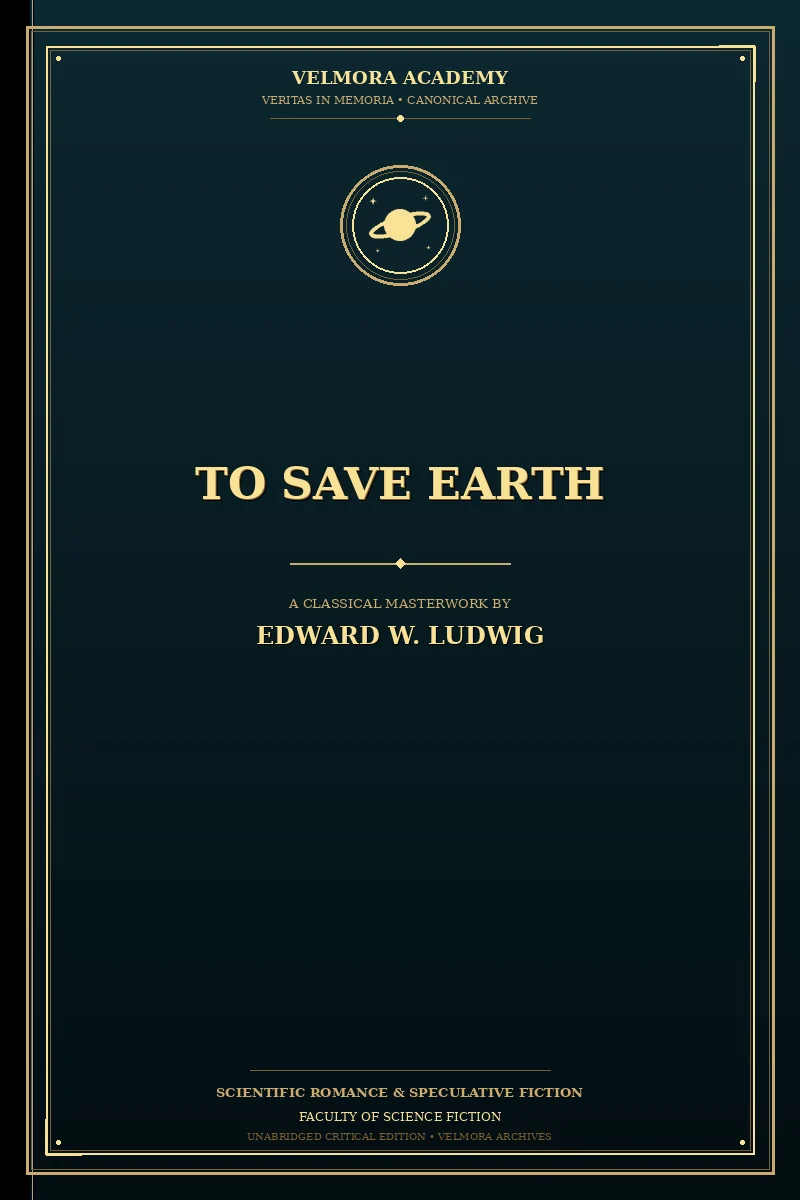 To Save Earth