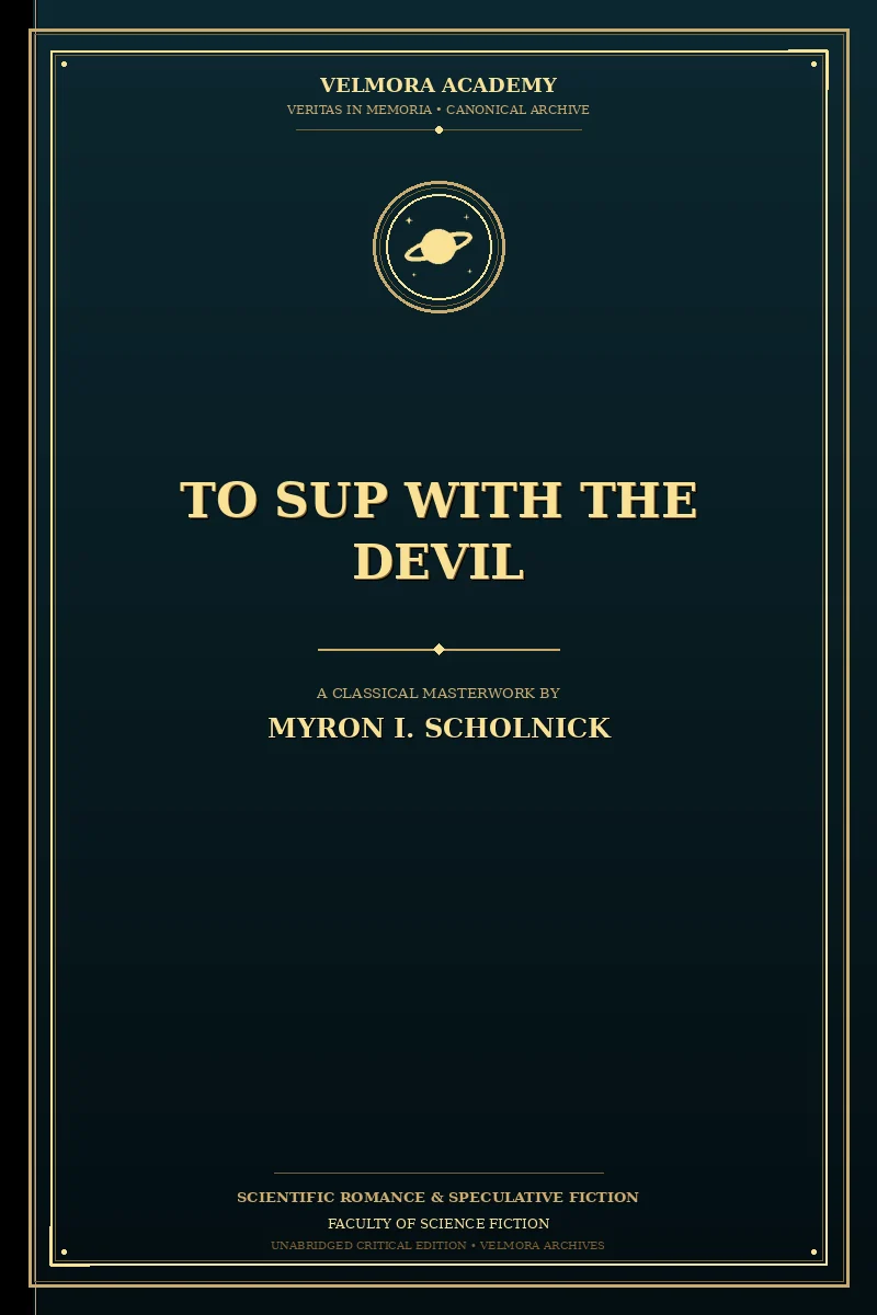 Cover of To Sup With the Devil