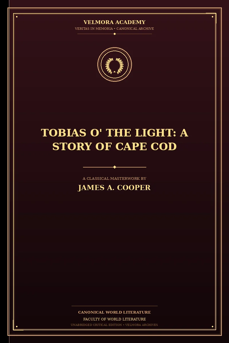 Tobias o' the Light: A Story of Cape Cod