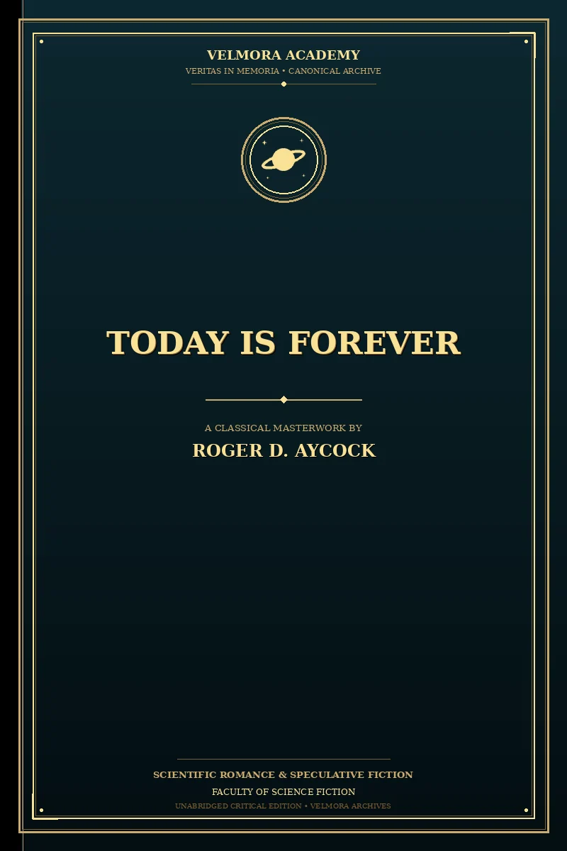 Cover of Today Is Forever