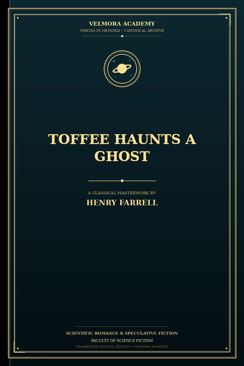 Cover of Toffee haunts a ghost