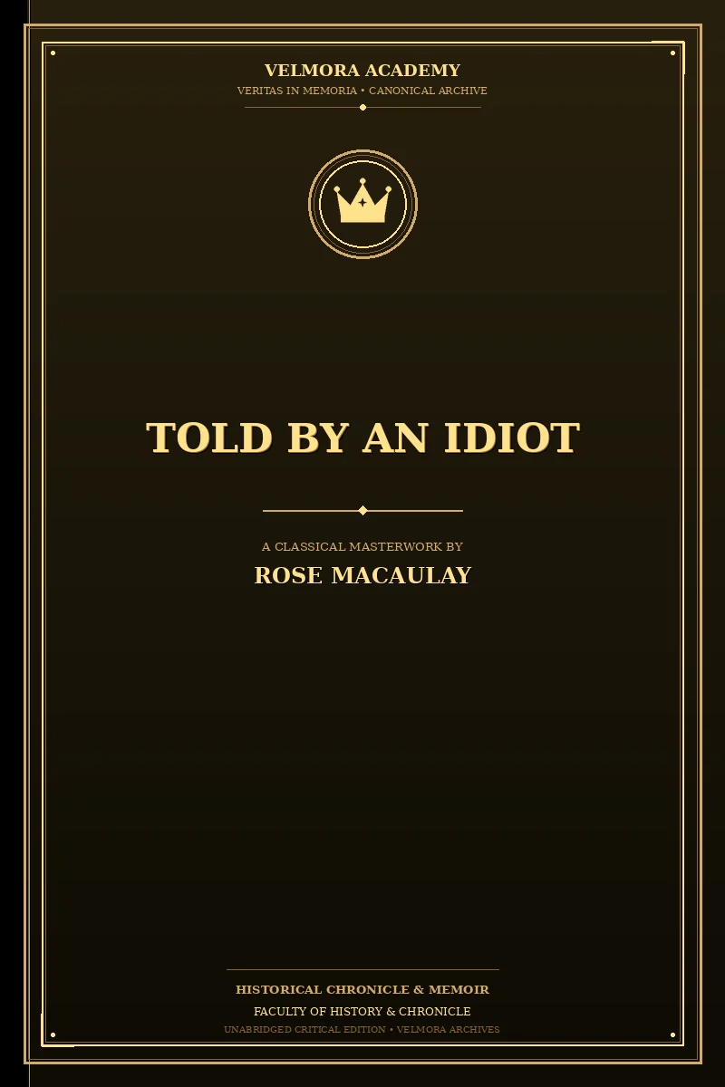 Told by an idiot