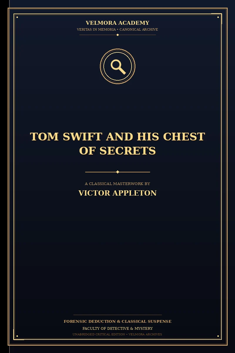 Cover of Tom Swift and his chest of secrets