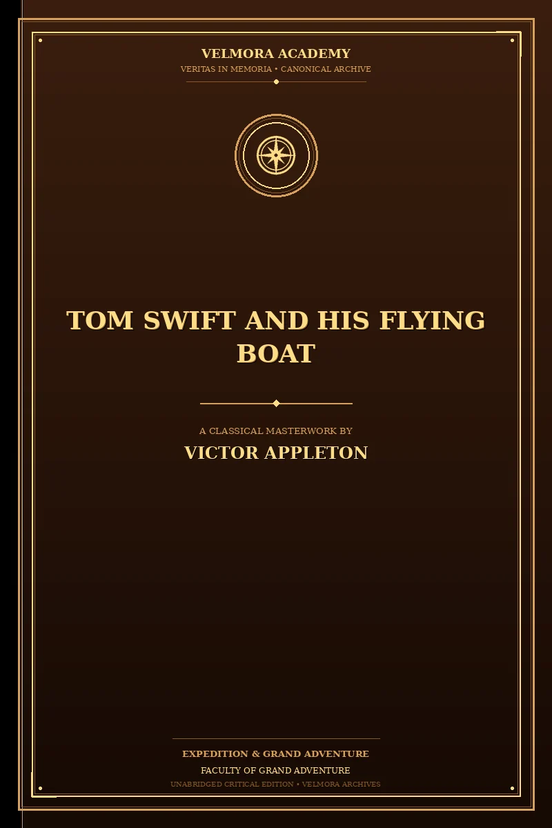 Tom Swift and his flying boat