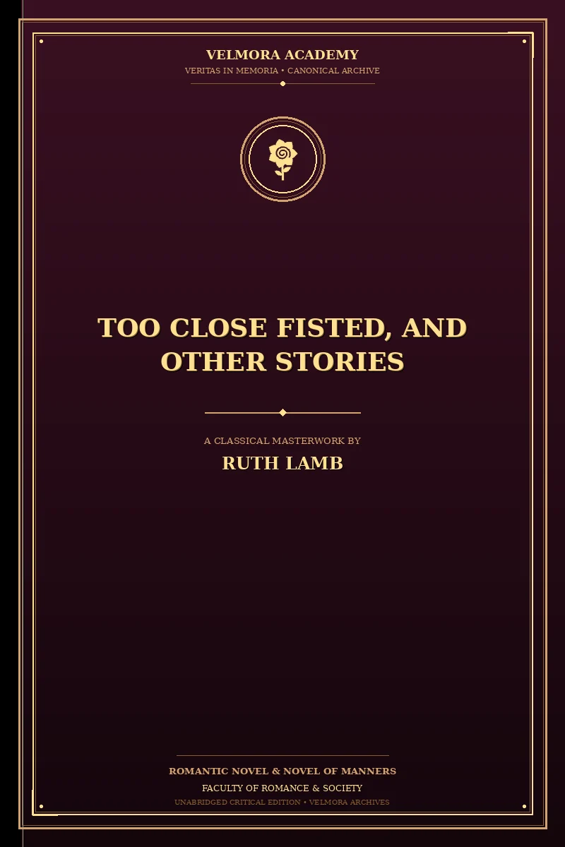 Cover of Too close fisted, and other stories