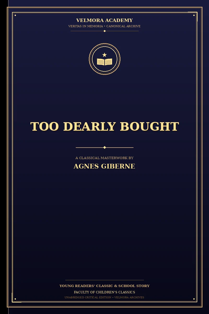Cover of Too dearly bought