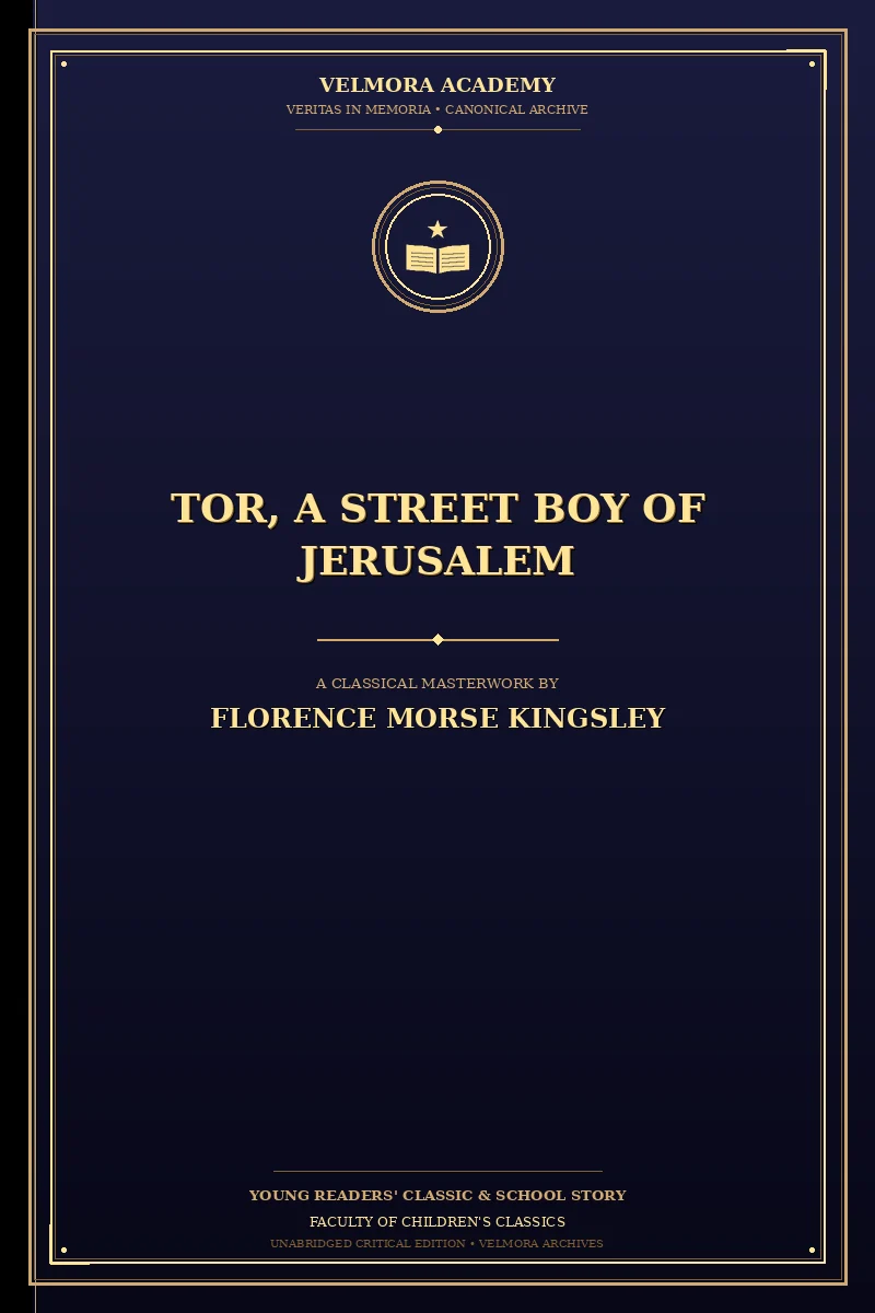 Tor, a Street Boy of Jerusalem