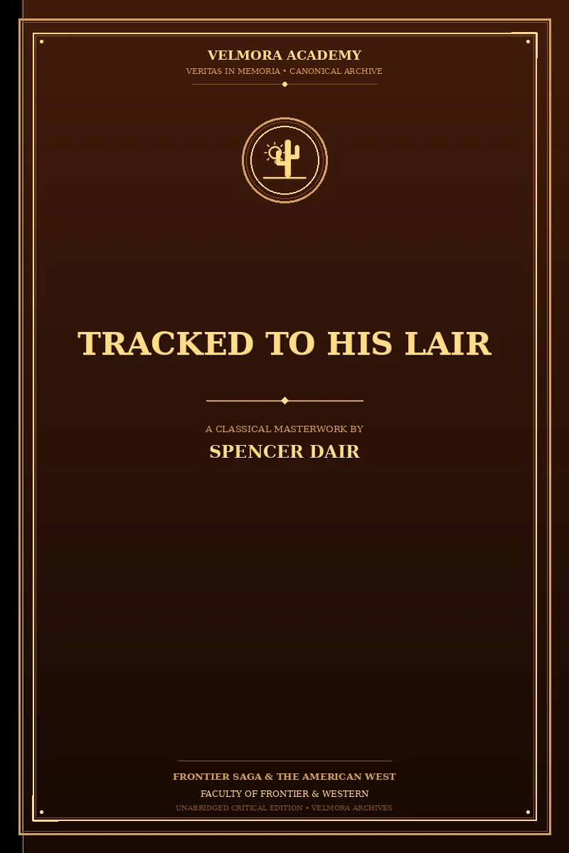 Cover of Tracked to his lair