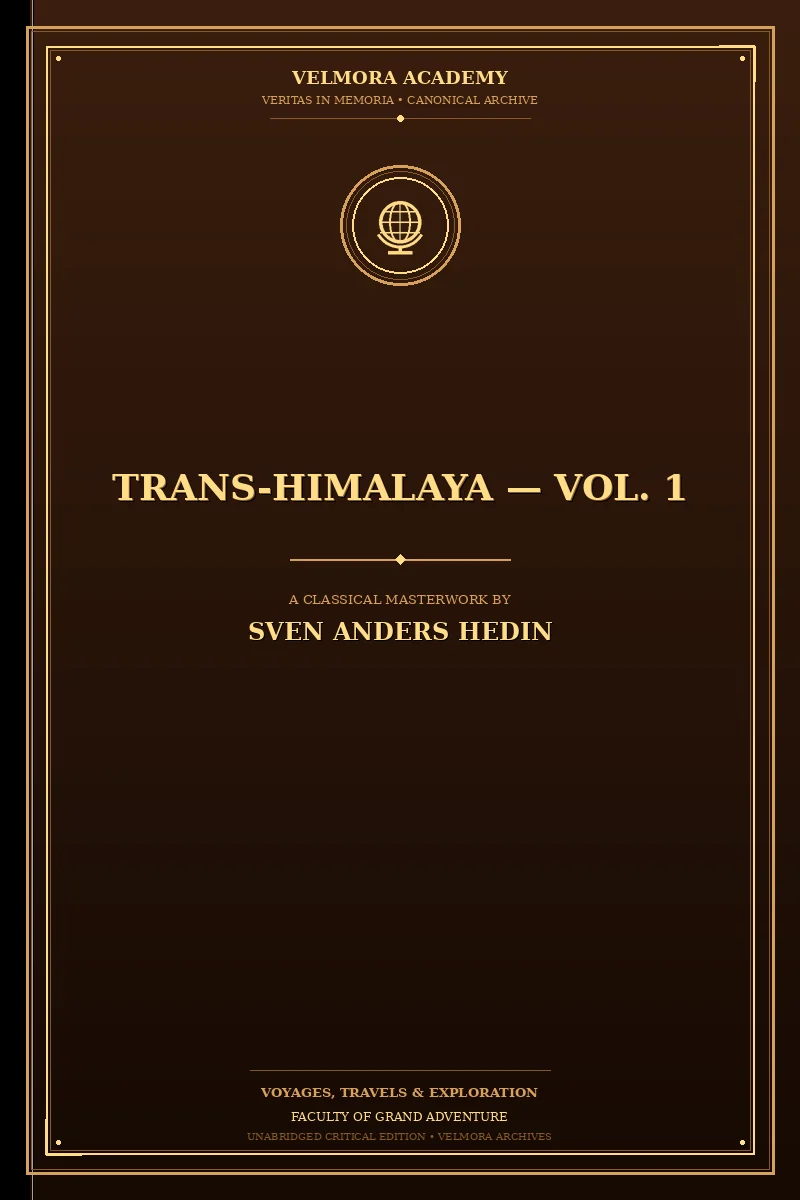 Trans-Himalaya — Vol. 1