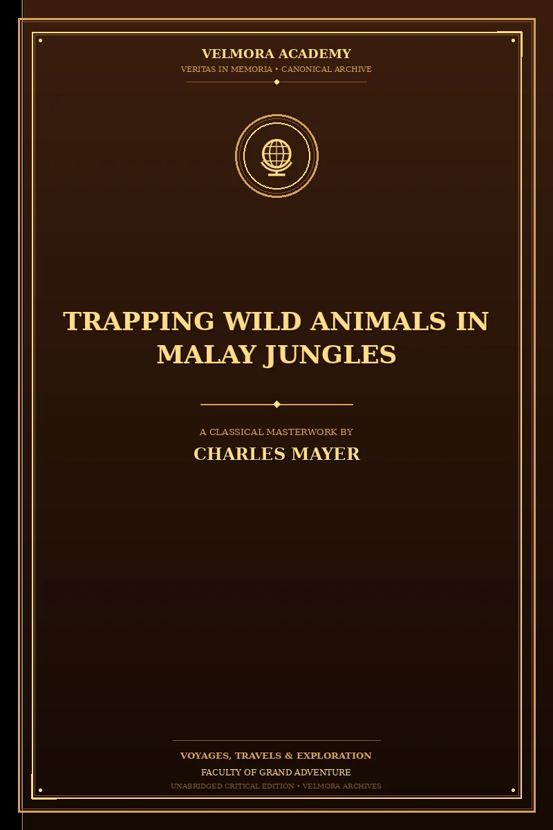 Trapping wild animals in Malay jungles