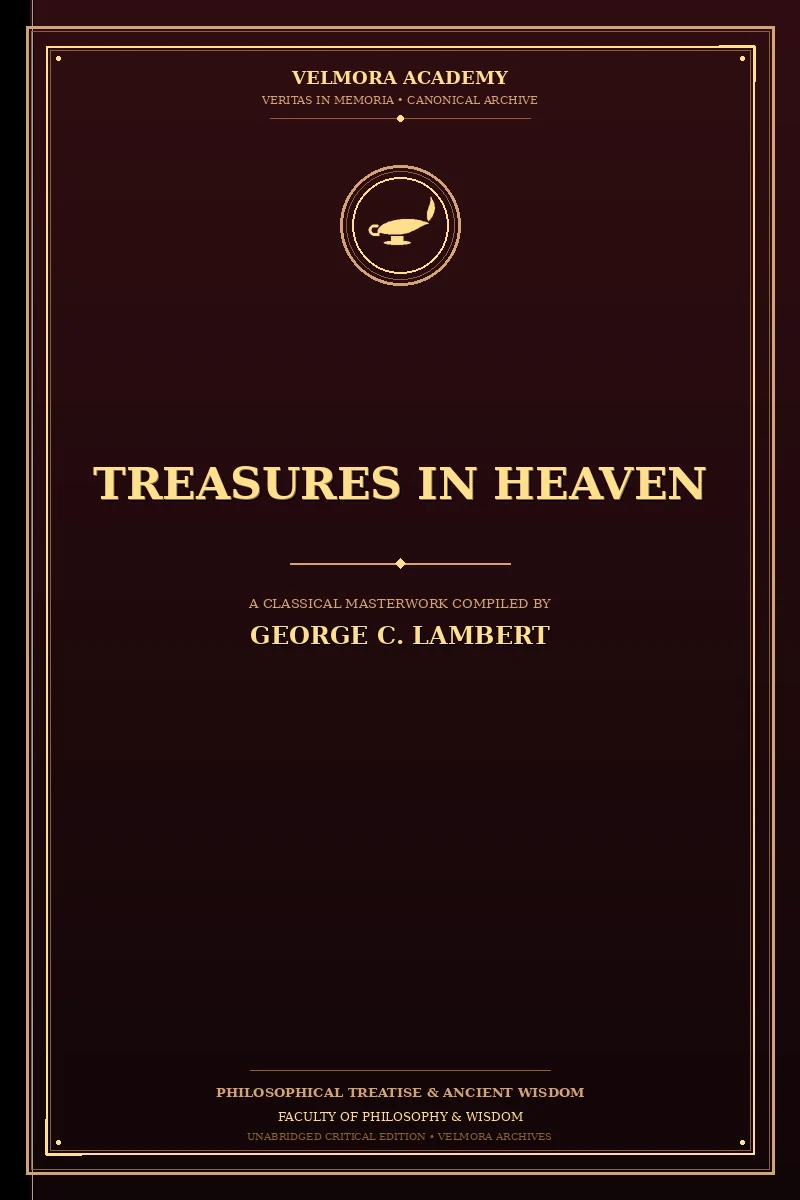 Cover of Treasures in Heaven