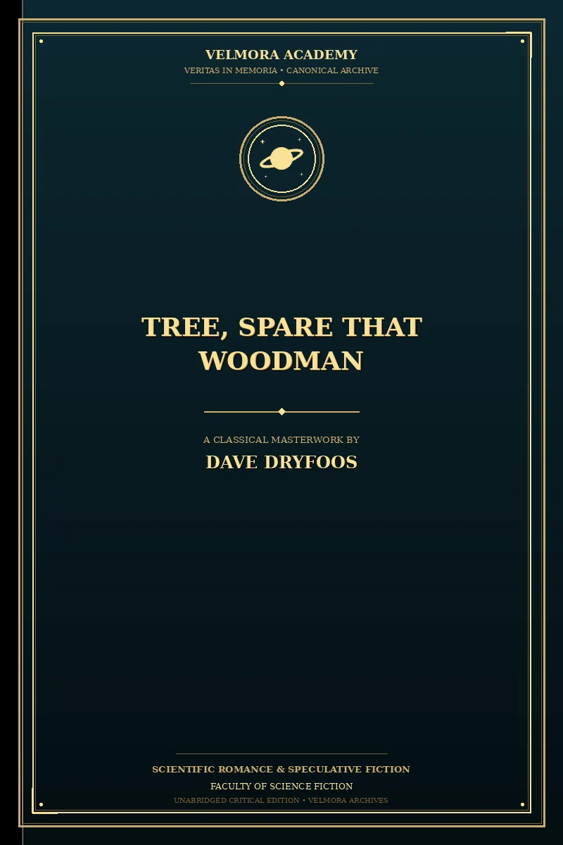 Cover of Tree, Spare That Woodman