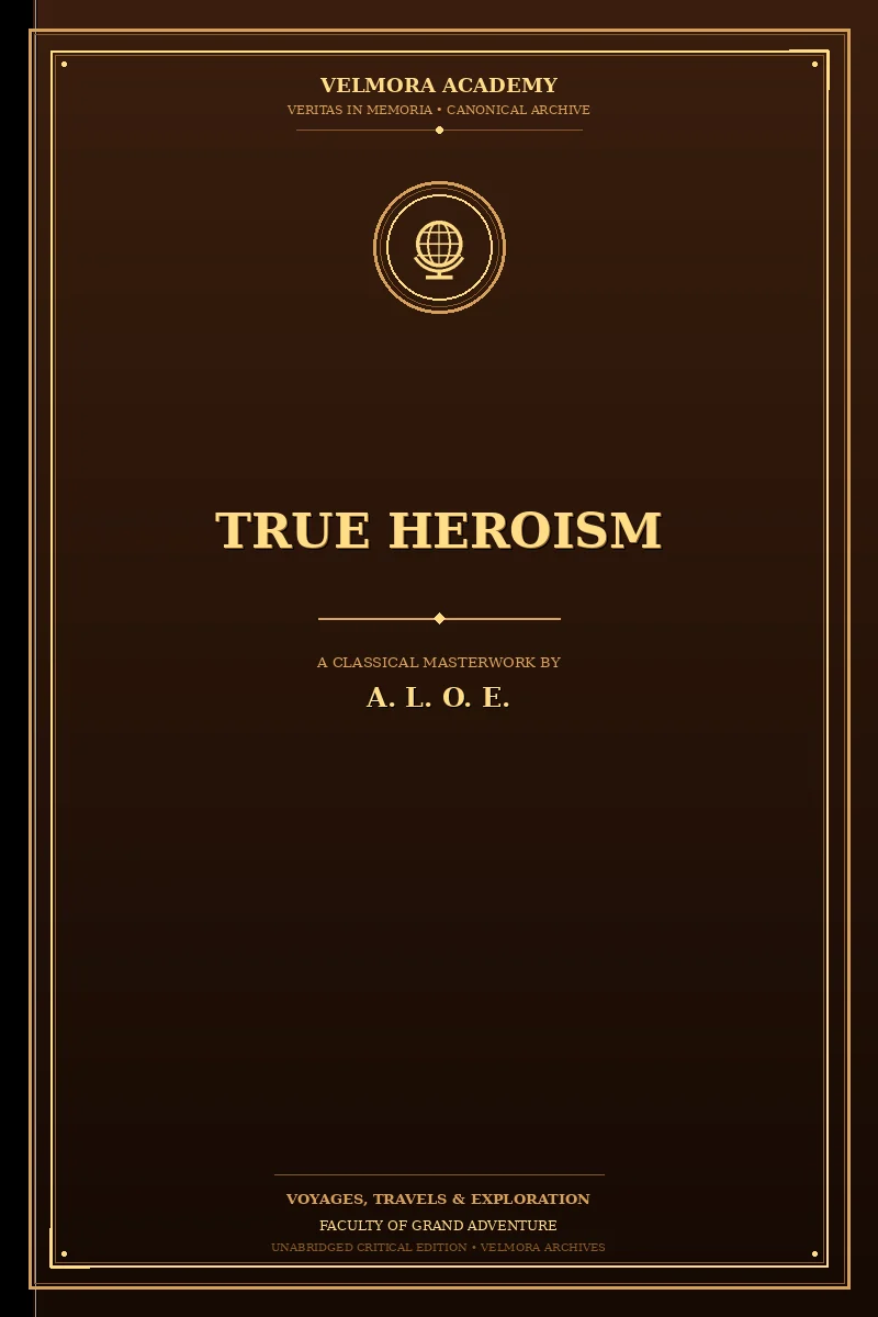 Cover of True heroism