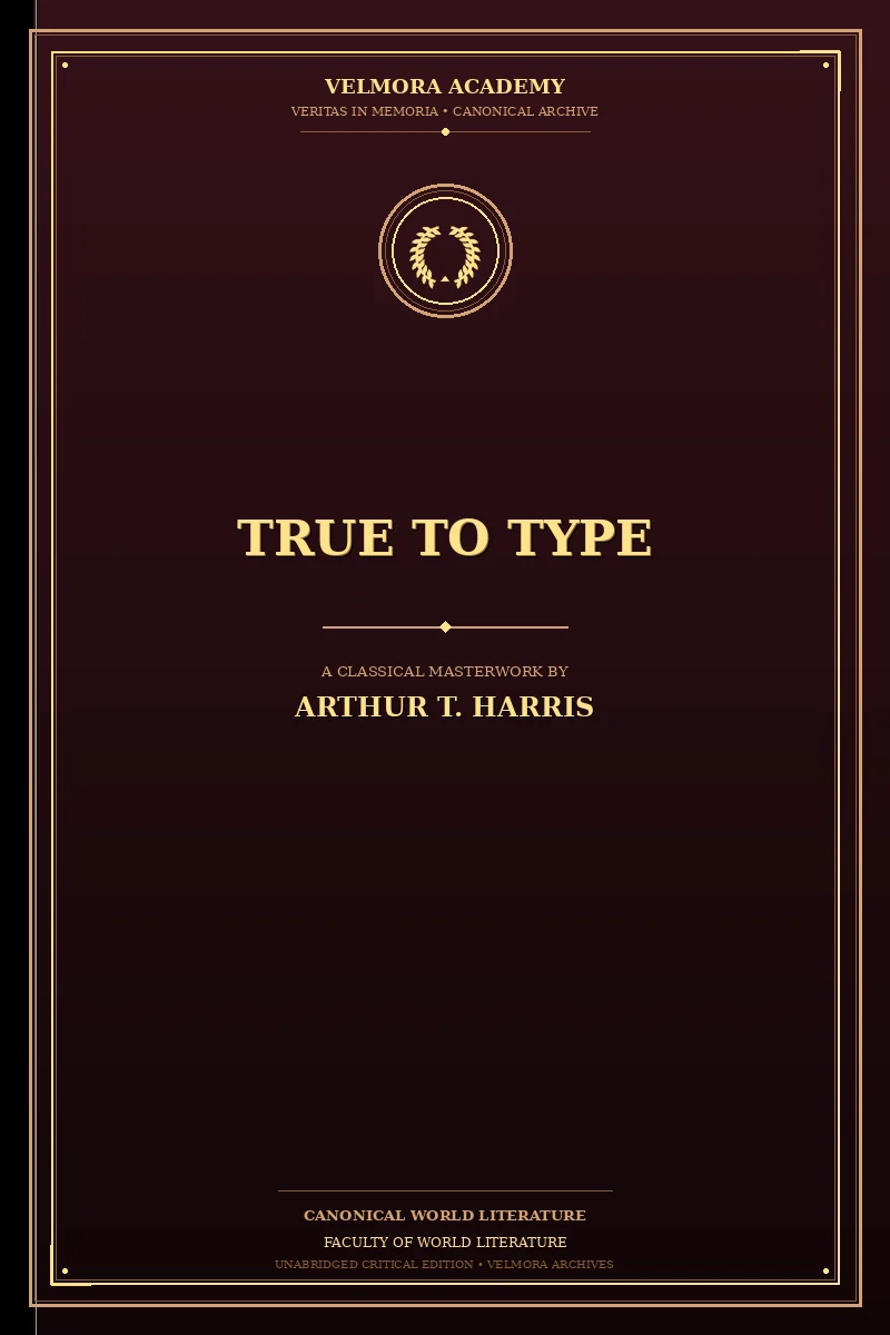 Cover of True to type