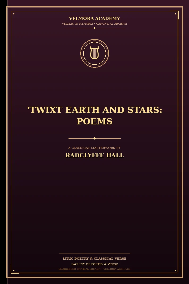 Cover of 'Twixt Earth and Stars: Poems