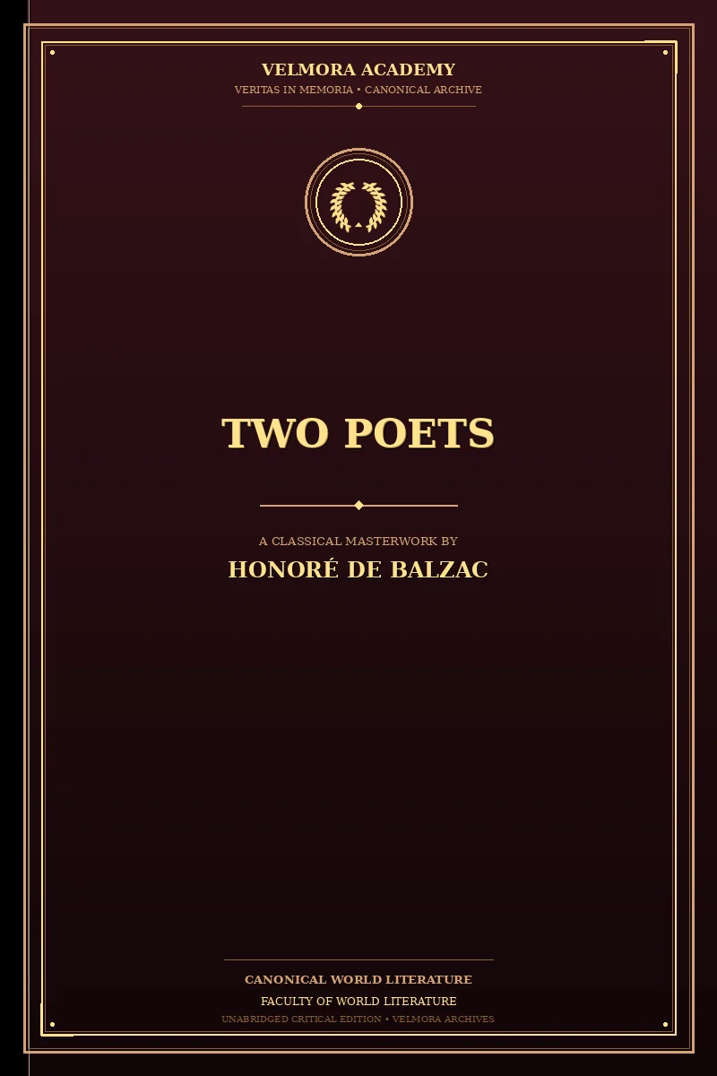 Cover of Two Poets