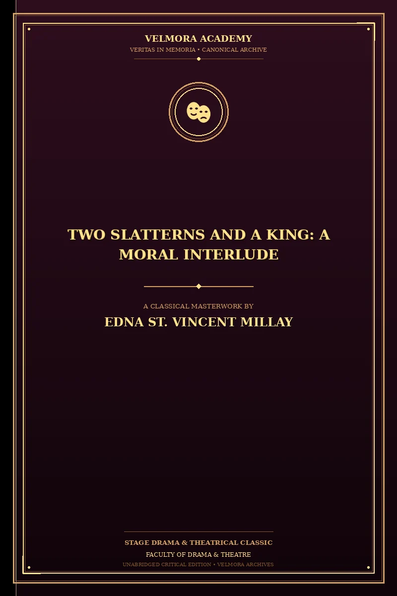 Cover of Two Slatterns and a King: A Moral Interlude