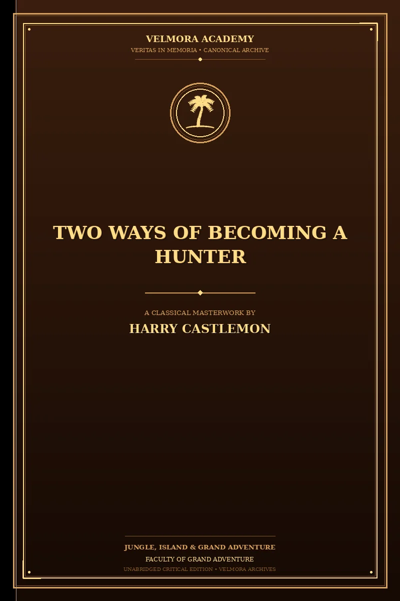 Two Ways of Becoming a Hunter