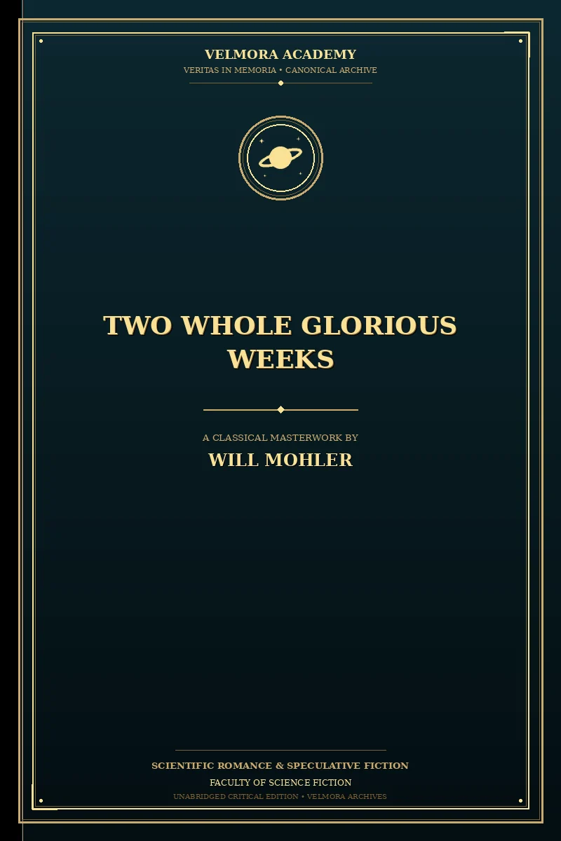 Two Whole Glorious Weeks