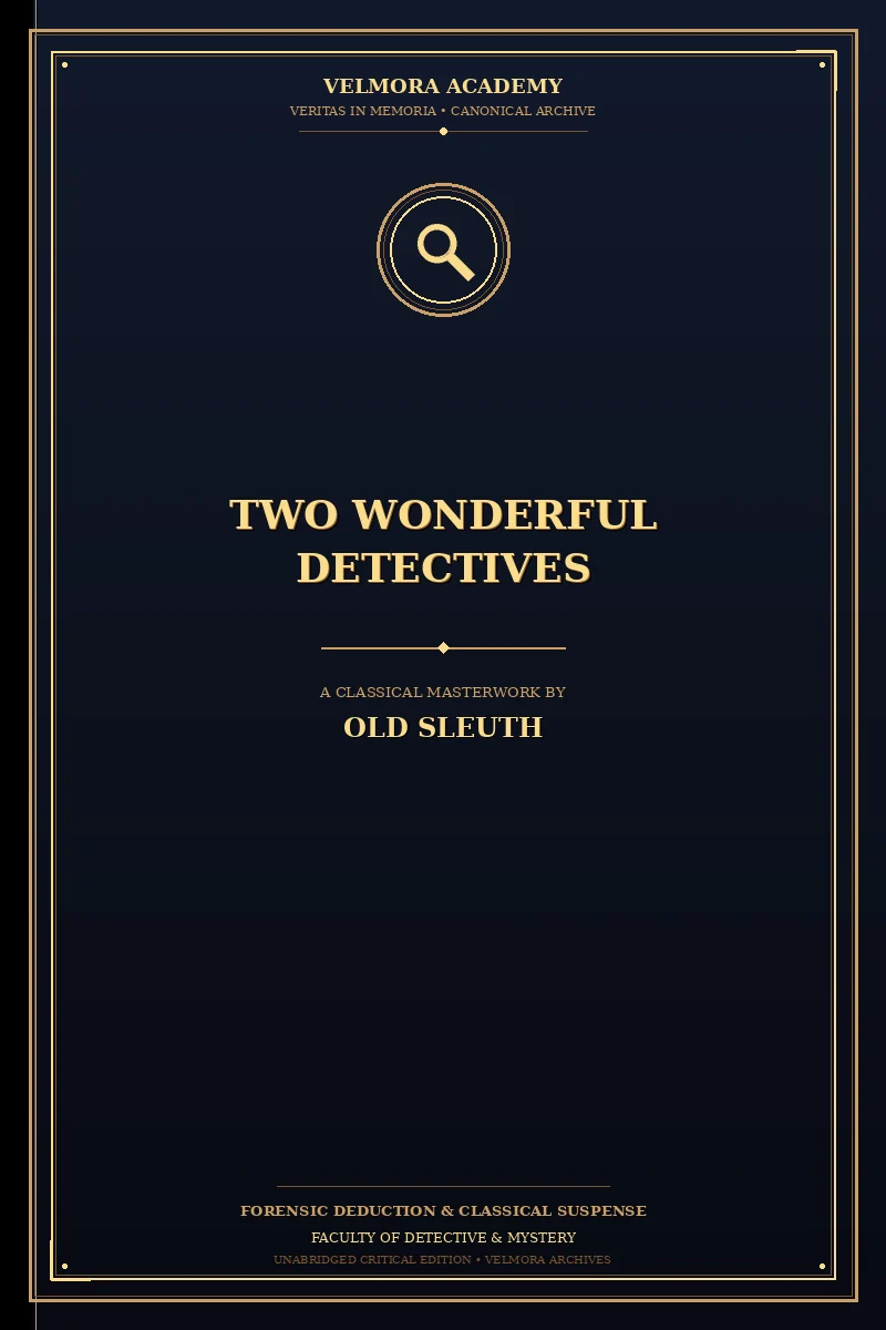 Cover of Two Wonderful Detectives