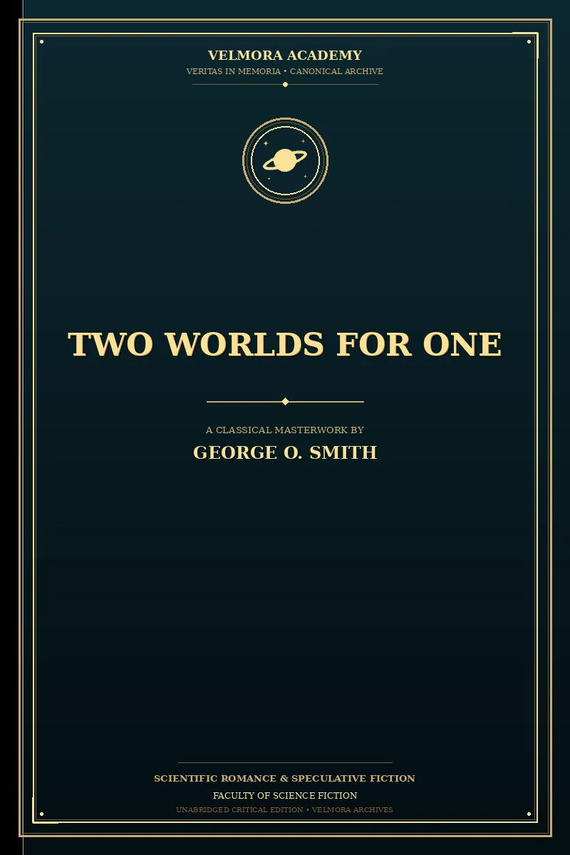 Cover of Two worlds for one
