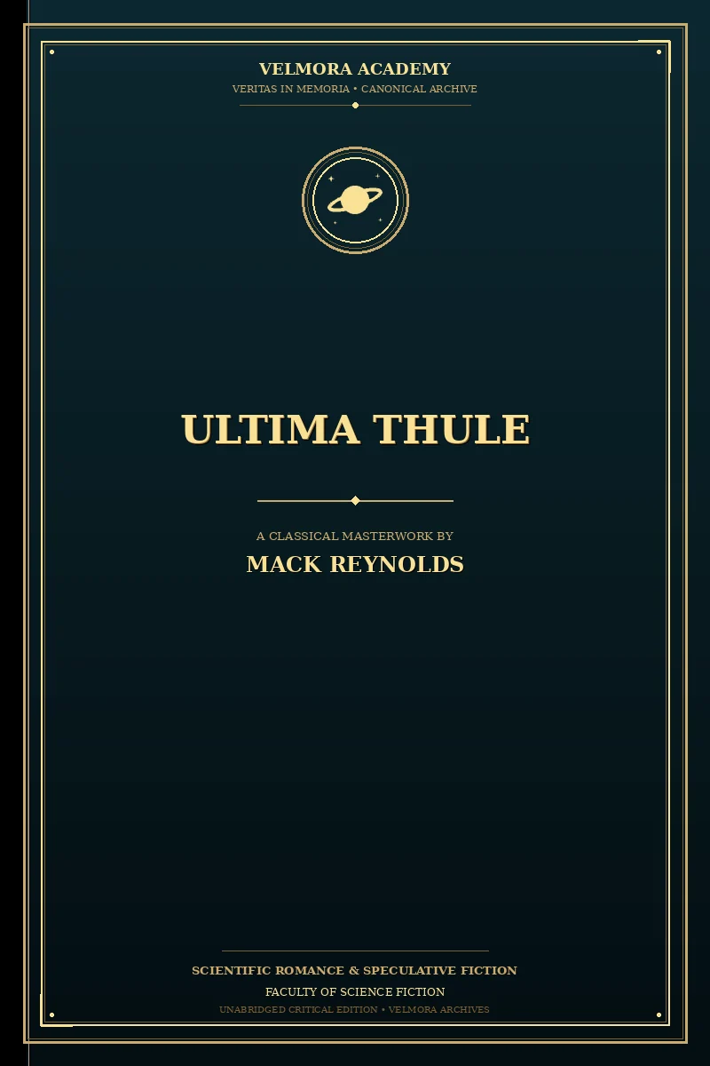Cover of Ultima Thule