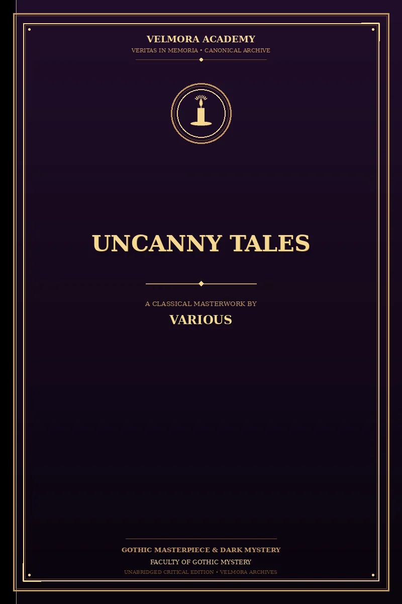 Cover of Uncanny Tales