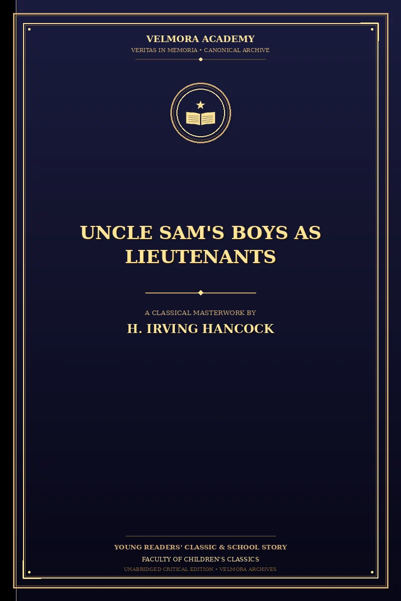 Cover of Uncle Sam's Boys as Lieutenants