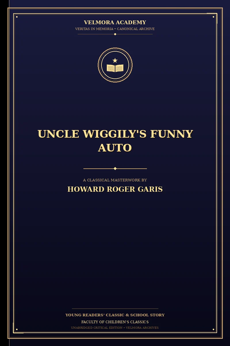 Cover of Uncle Wiggily's funny auto