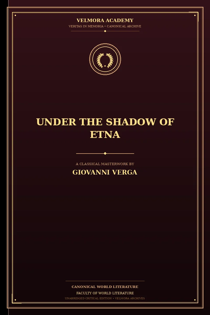 Cover of Under the Shadow of Etna