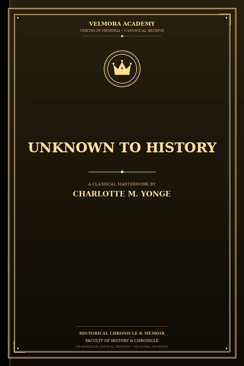 Cover of Unknown to History
