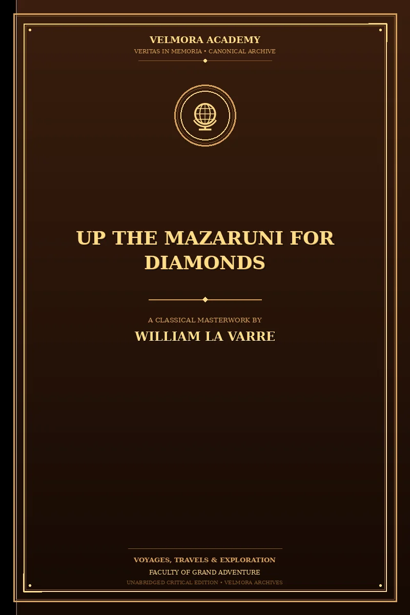 Up the Mazaruni for Diamonds