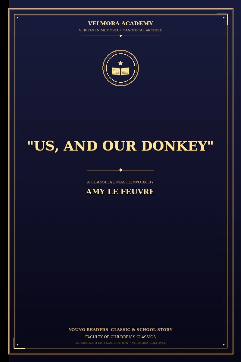 "Us, and our donkey"